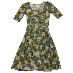 LuLaRoe Nicole Floral Midi Dress